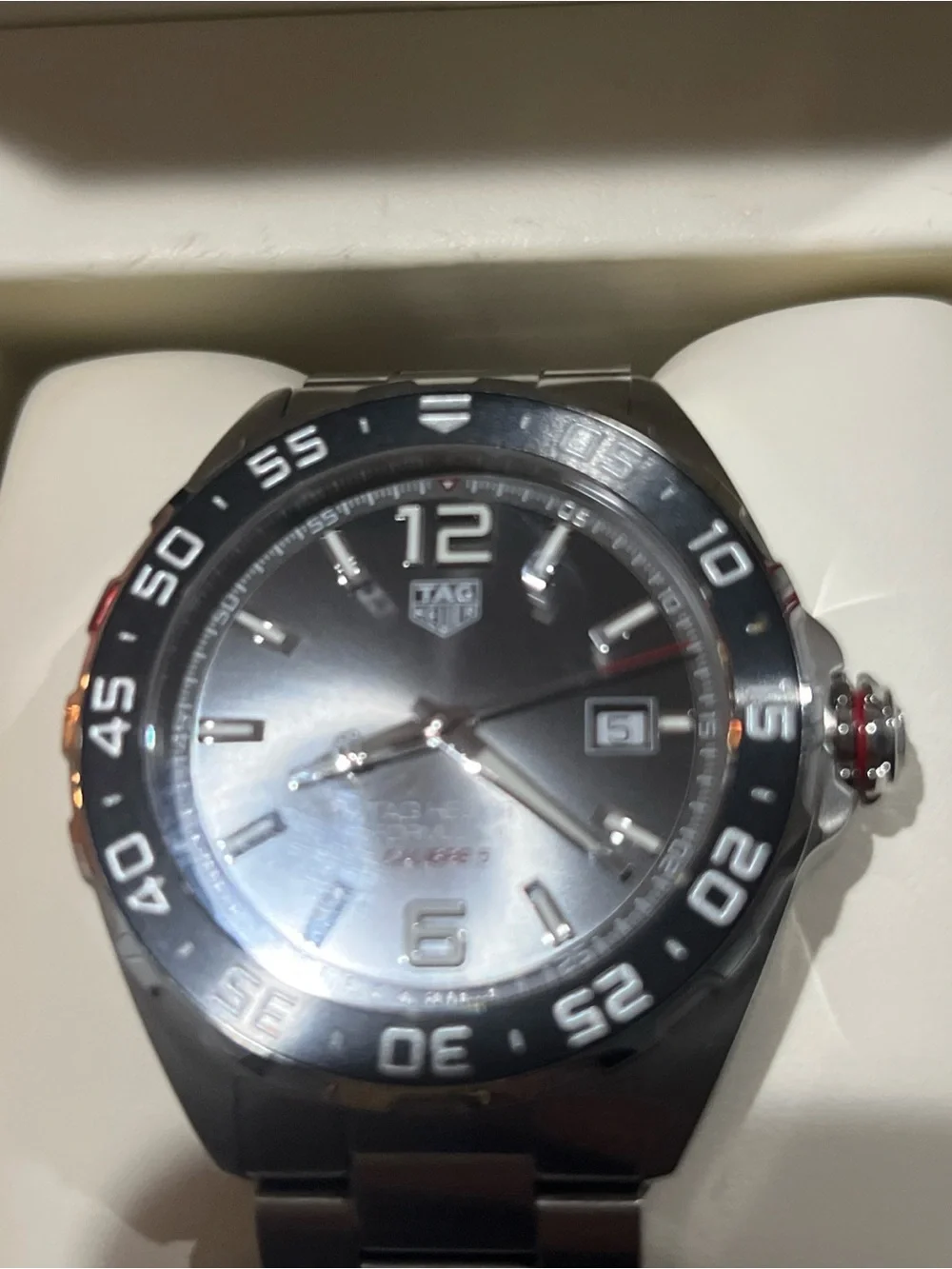TAG HEUER Formula 1 Caliber 5-WAZ2011. RHD0338 gray Dial Auto Men's Watch